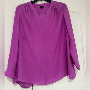 Talbots Silk Popover